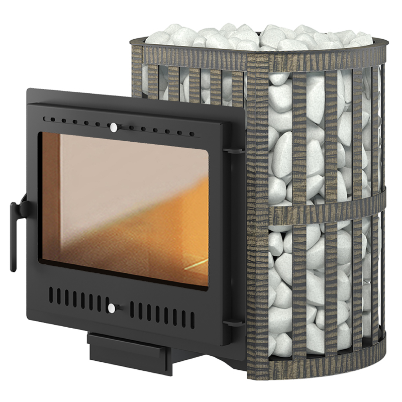 Печь для бани Везувий Легенда Ковка 22 Панорама \М\